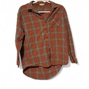 Loose fit oversized flannel so soft and comfy large
